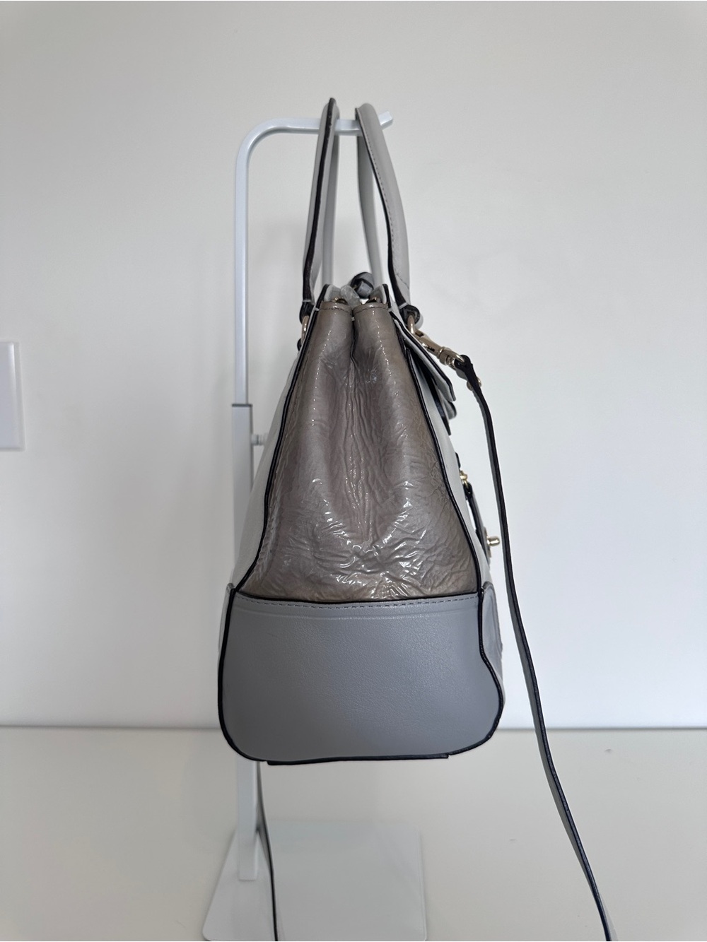 Coach Colorblock Leather Flap Satchel - Picture 5 of 16